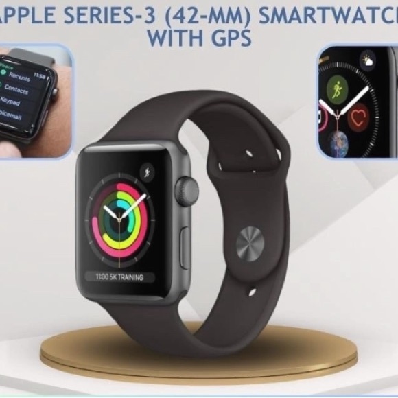 APPLE SERIES-3 (42-MM) SMARTWATCH
WITH GPS - Picture 5 of 5